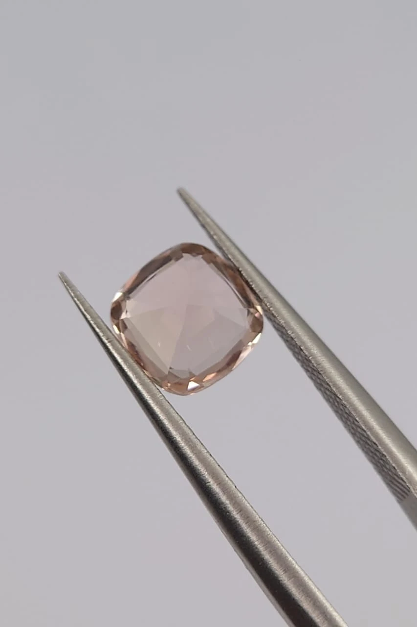 1.4ct Natural Tourmaline Cushion Cut From Afghanistan — view 3